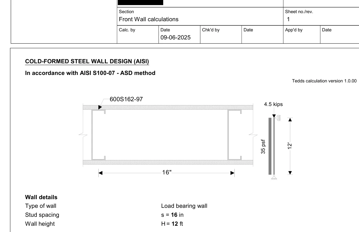 Container Coffee Stand — CFS Walls & Footings - featured sheet