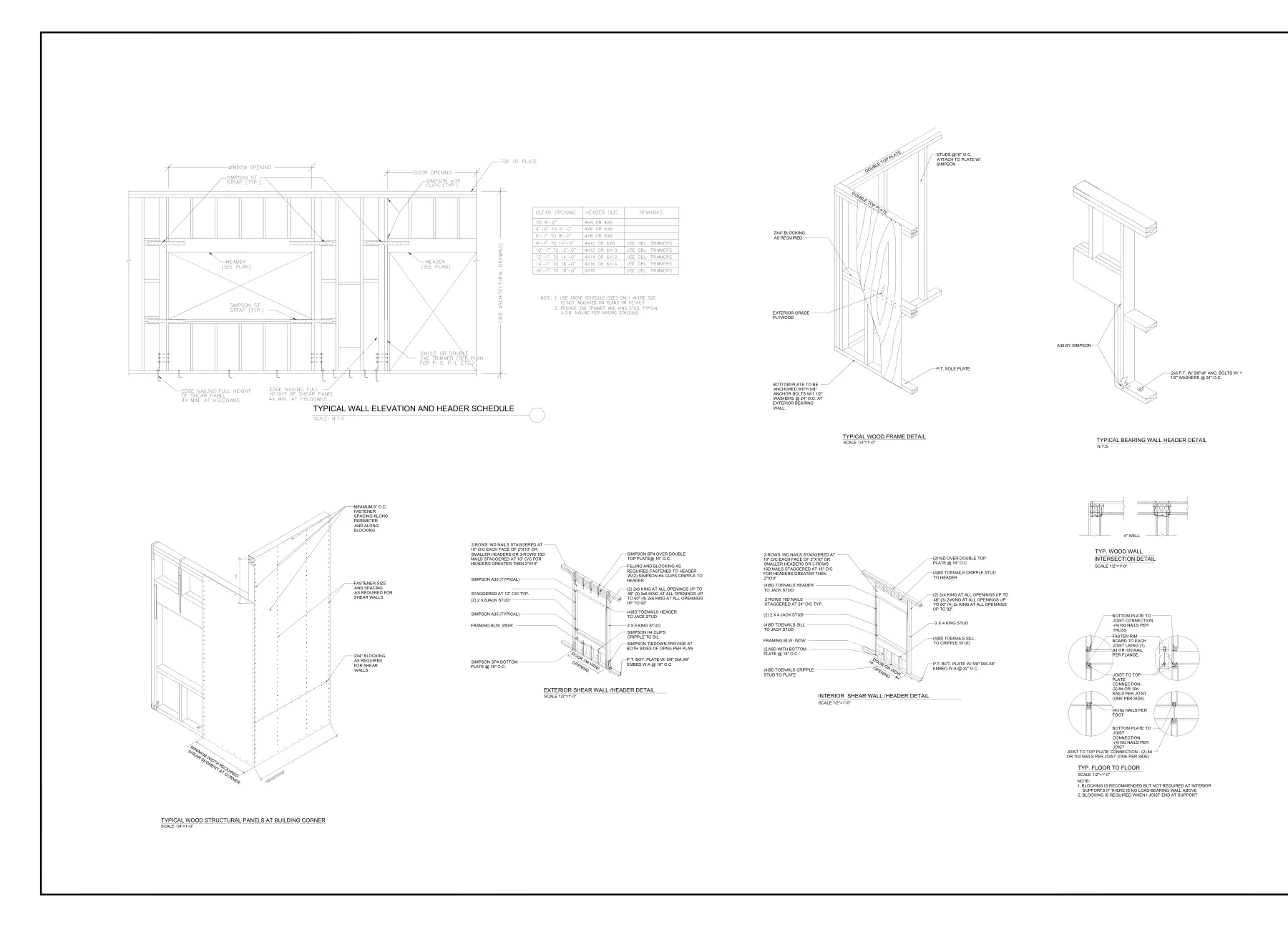 Garage-to-ADU Conversion with Connection Details - Typical details · S-8