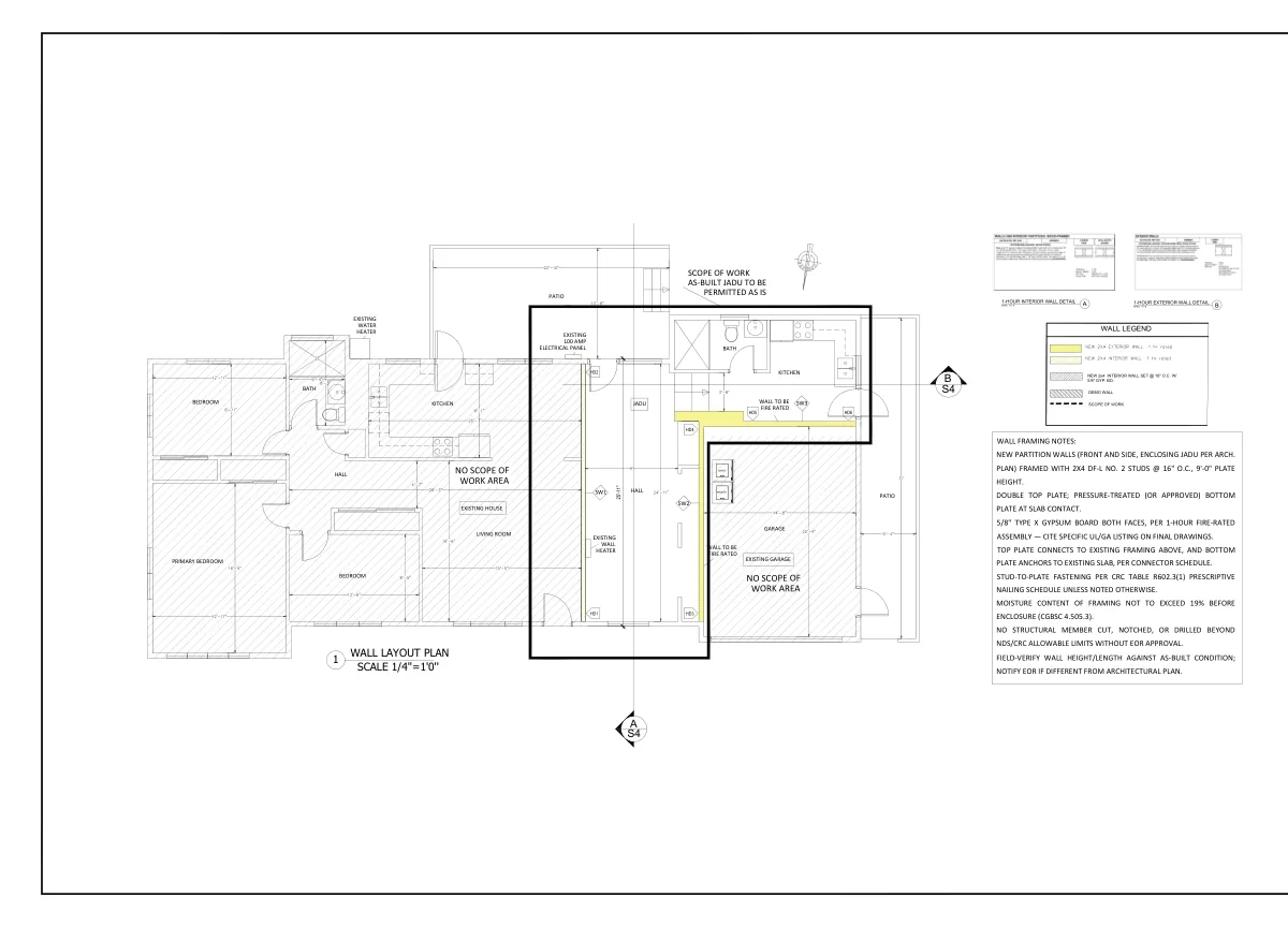 As-Built JADU Permitting - featured sheet