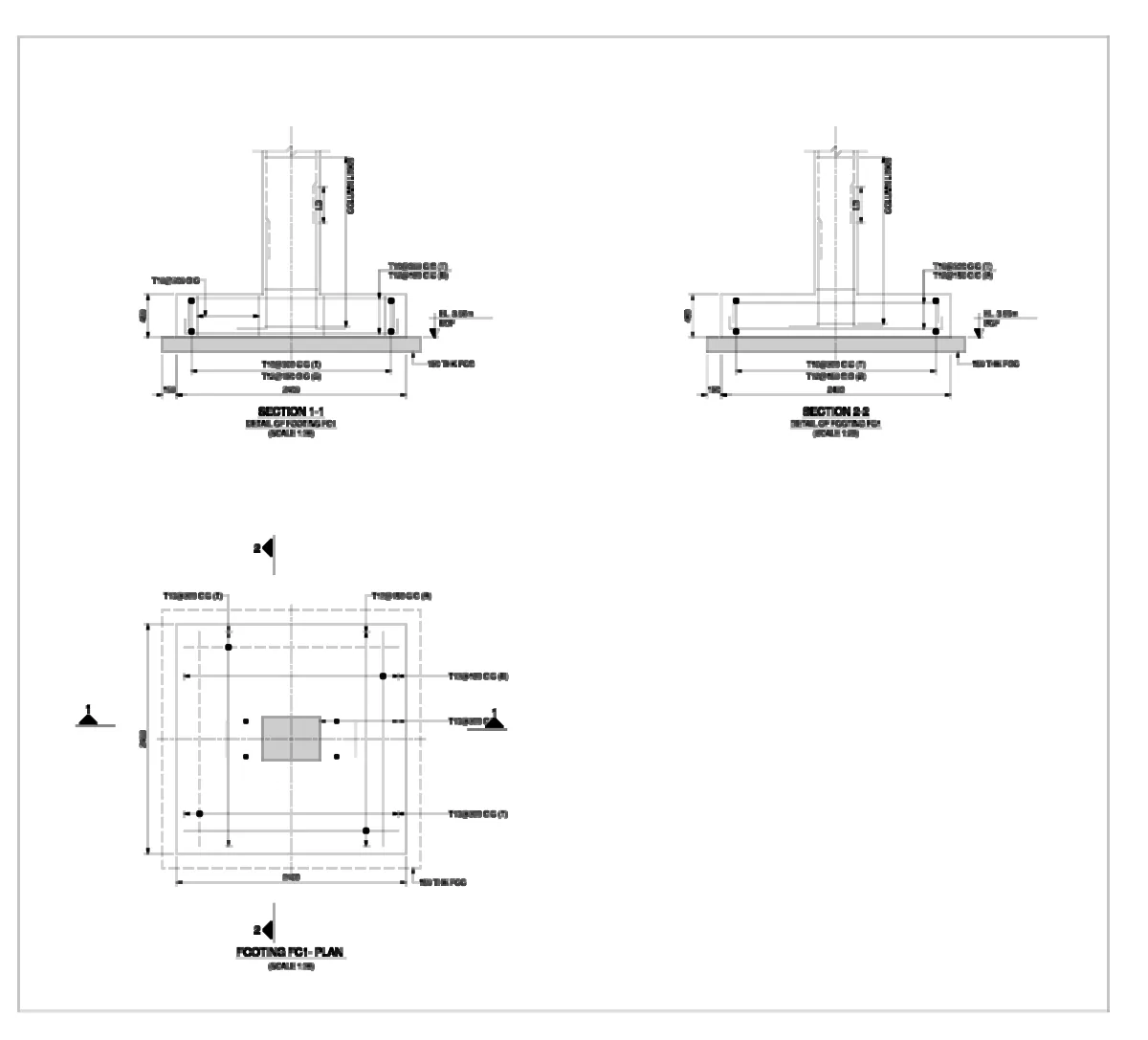 RCC Framed Structure — Columns, Beams, Slab & Footings - featured sheet