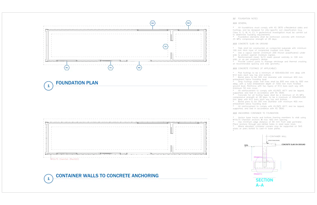 Shipping-Container House - featured sheet